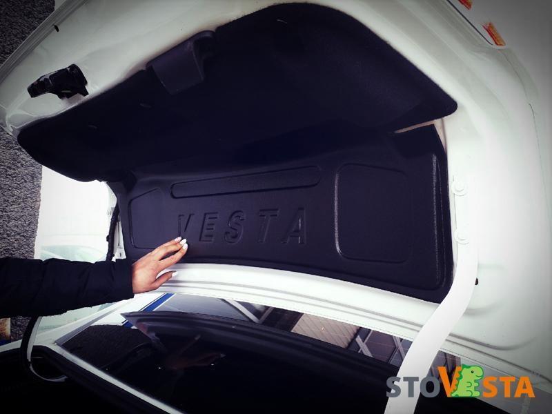 Накладка на крышку багажника Vesta PT Group