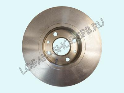 Диск тормозной передний Vesta, Largus, XRay (1.6 и 1.8) c 2012- Brembo окрашенный