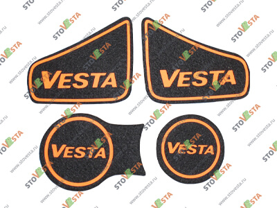 Коврики в ниши с неоновым рисунком Vesta (1.6 и 1.8) с 2015-