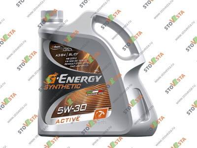 Масло моторное G-Energy Synthetic Active 5W30 4 л