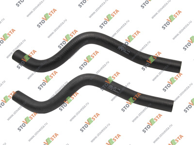 Патрубки отопителя подводящий и отводящий Vesta (1.6 и 1.8) с 2015- LUZAR